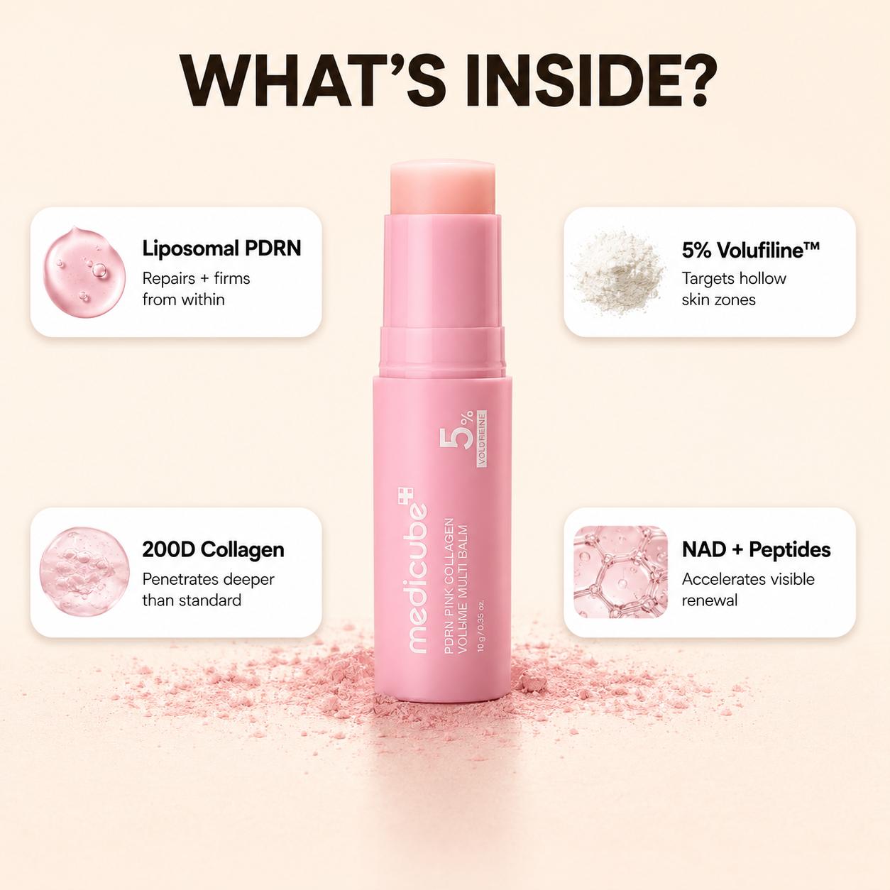 MediCube PDRN Pink Collagen Volume Multi Balm