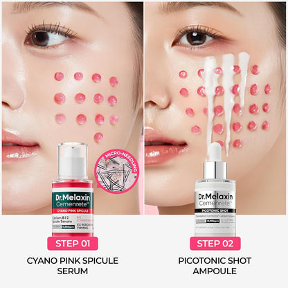 Dr.Melaxin Cemenrete Lumi Pore & Spot Duo - Spicule-Infused Skin Renewal Set