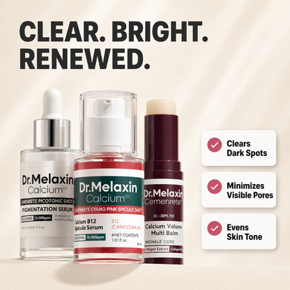 Dr.Melaxin Cemenrete Lumi Pore & Spot Duo + Calcium Multi Balm Stick
