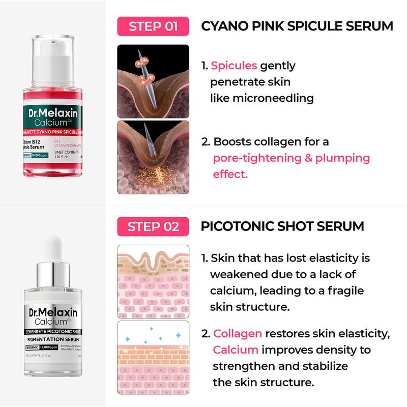 Dr.Melaxin Cemenrete Lumi Pore & Spot Duo + Calcium Multi Balm Stick