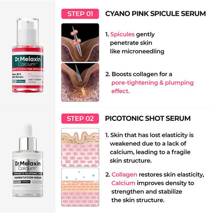 Dr.Melaxin Cemenrete Lumi Pore & Spot Duo + Calcium Multi Balm Stick
