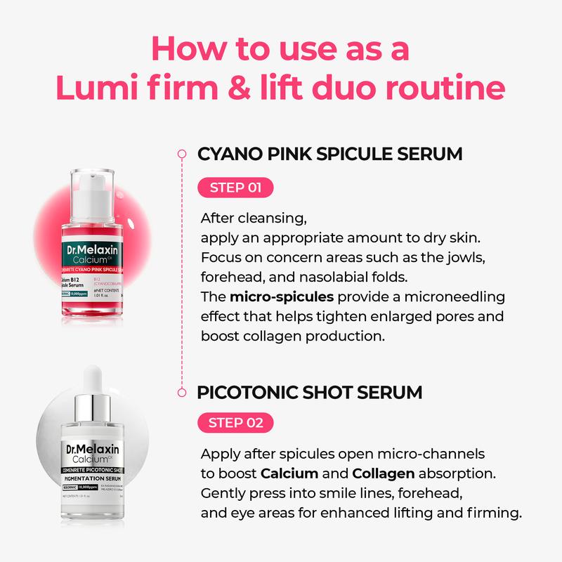 Dr.Melaxin Cemenrete Lumi Pore & Spot Duo + Calcium Multi Balm Stick